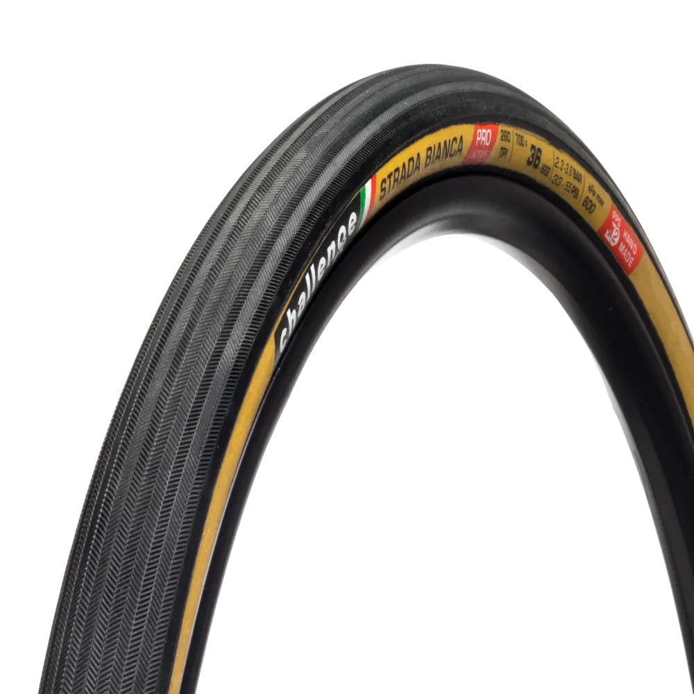 Challenge Strada Bianca Gravel Hcl Clincher 700C 36Mm Black/Tan 1