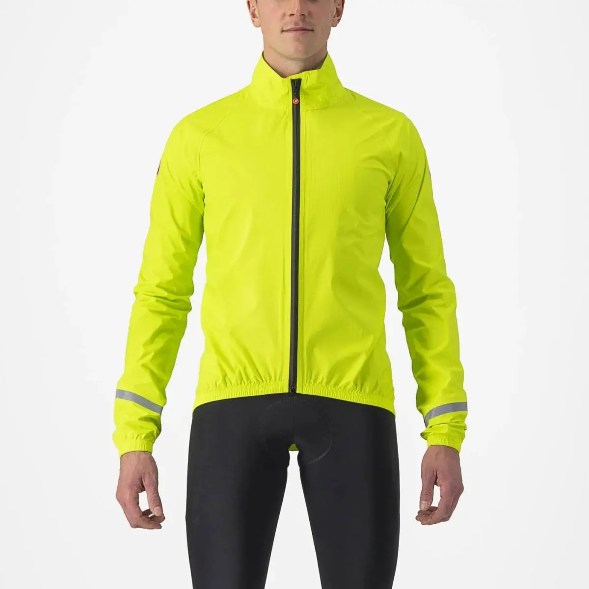 Castelli Emergency 2 Rain Jacket Men's - Electric Lime 1