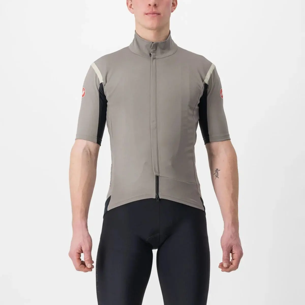 Castelli Gabba Ros 2 Men's Jacket - Nickel Gray/Travertine Gray 1