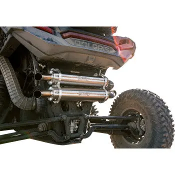 Dual Slip-On Mufflers - Brushed Stainless Steel 1
