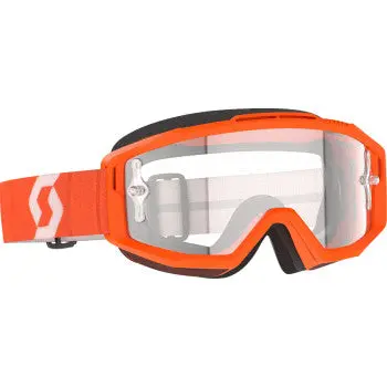 Split Otg Goggle - Orange - Clear 1