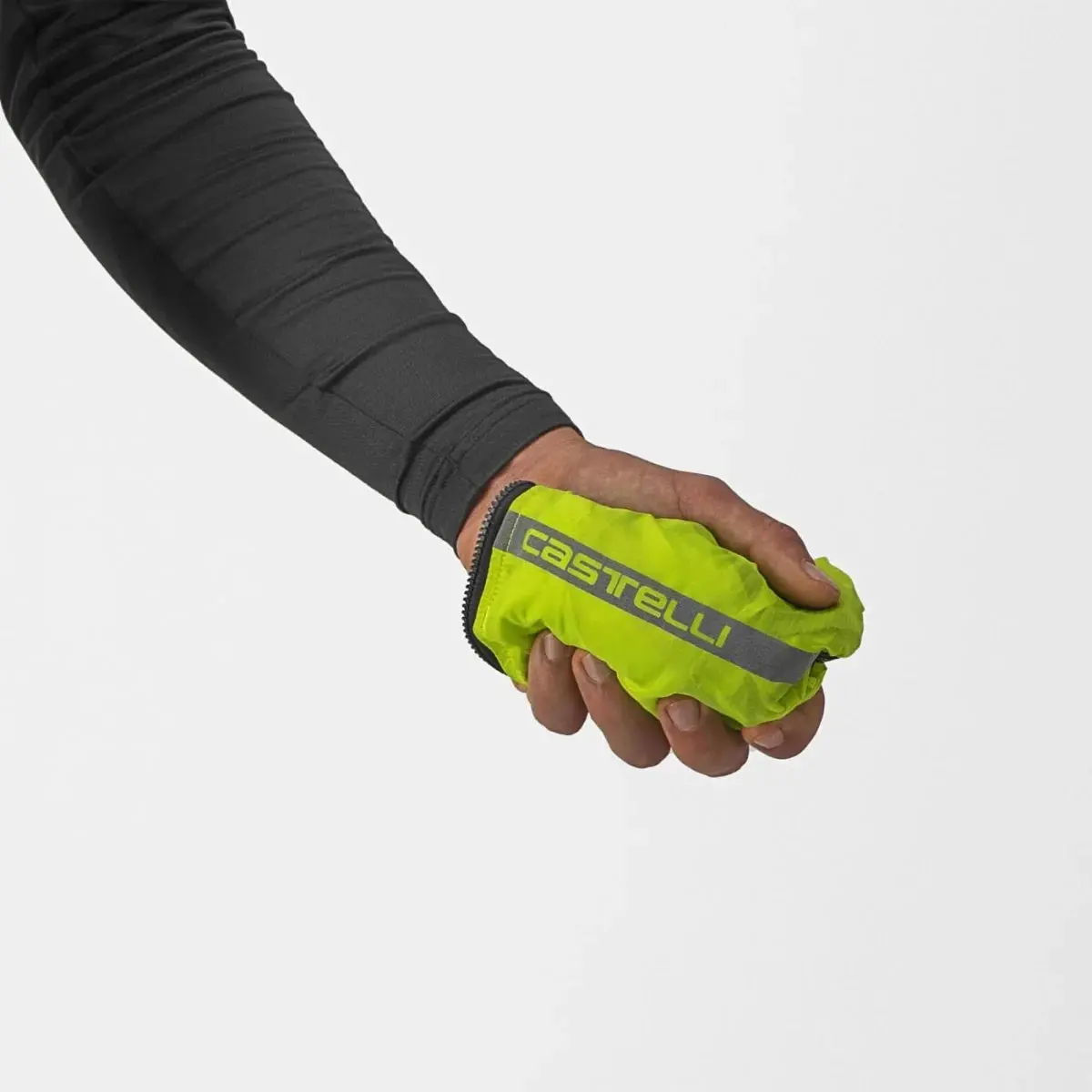 Castelli Squadra Stretch Men's Vest - Electric Lime/Dark Gray 2
