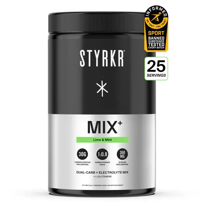 Styrkr Mix+ Line & Mint: Dual-Carb & Electrolyte Drink Mix 1