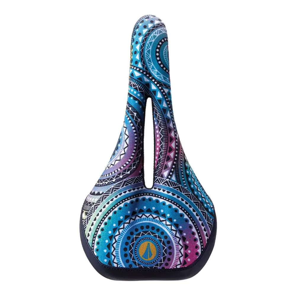 Allure V2 Saddle - Lux Alloy Rail - Cornish Surf Print 1