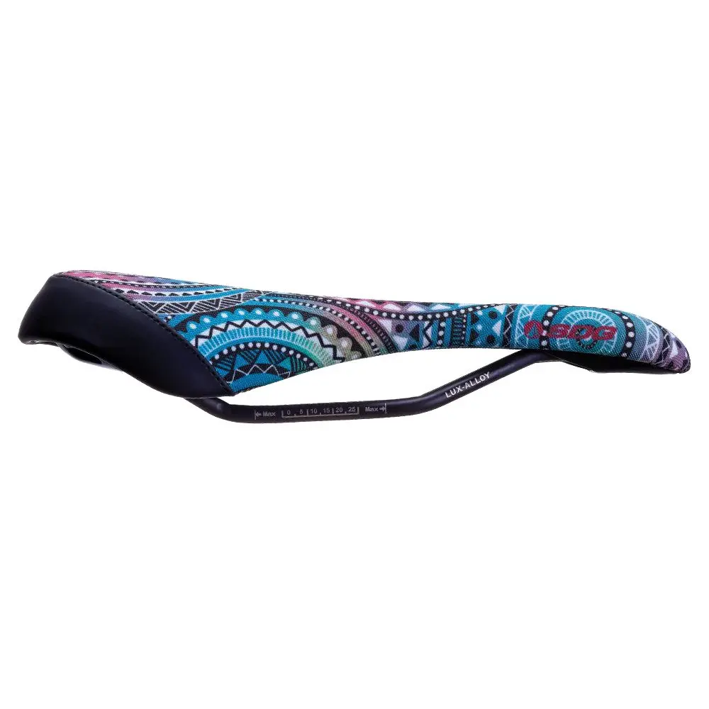 Allure V2 Saddle - Lux Alloy Rail - Cornish Surf Print 2