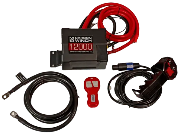 12 Volt Winch Control Box V2 - Complete With Wireless Controller 1