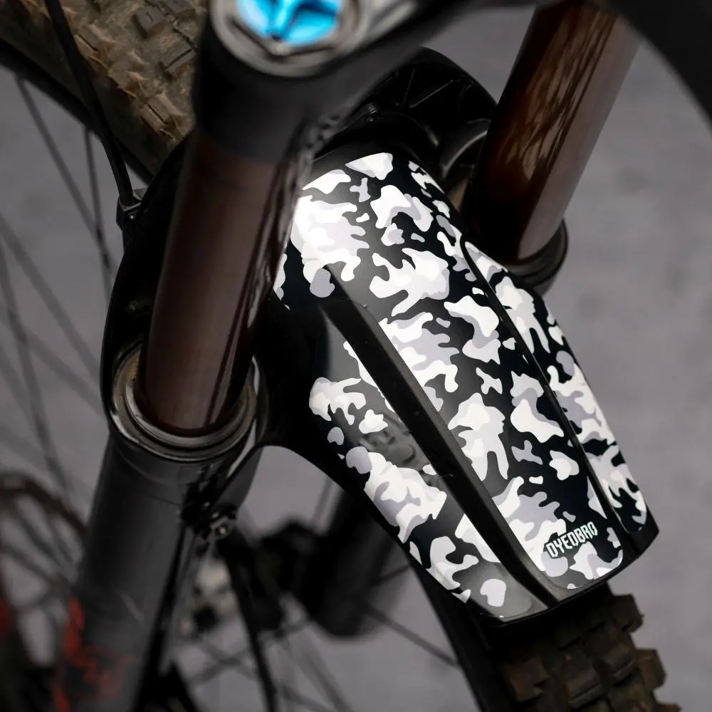 Dyedbro - Mudguard Decals - Fox / Rockshox - Camo 1