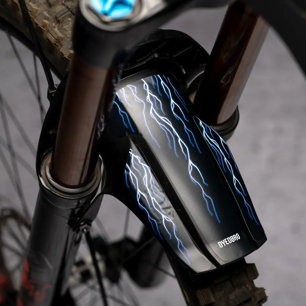 Dyedbro - Mudguard Decals - Fox / Rockshox - Lightning 1