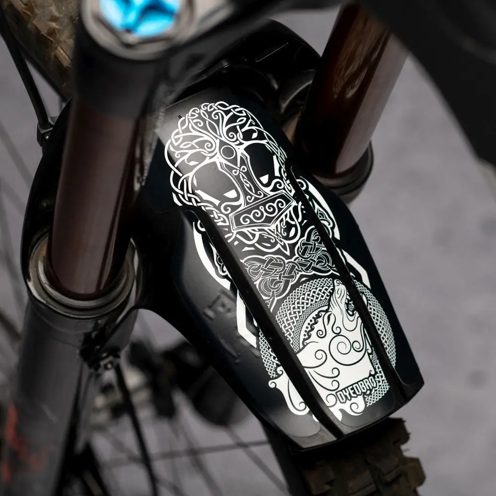 Dyedbro - Mudguard Decals - Fox / Rockshox - Viking 1