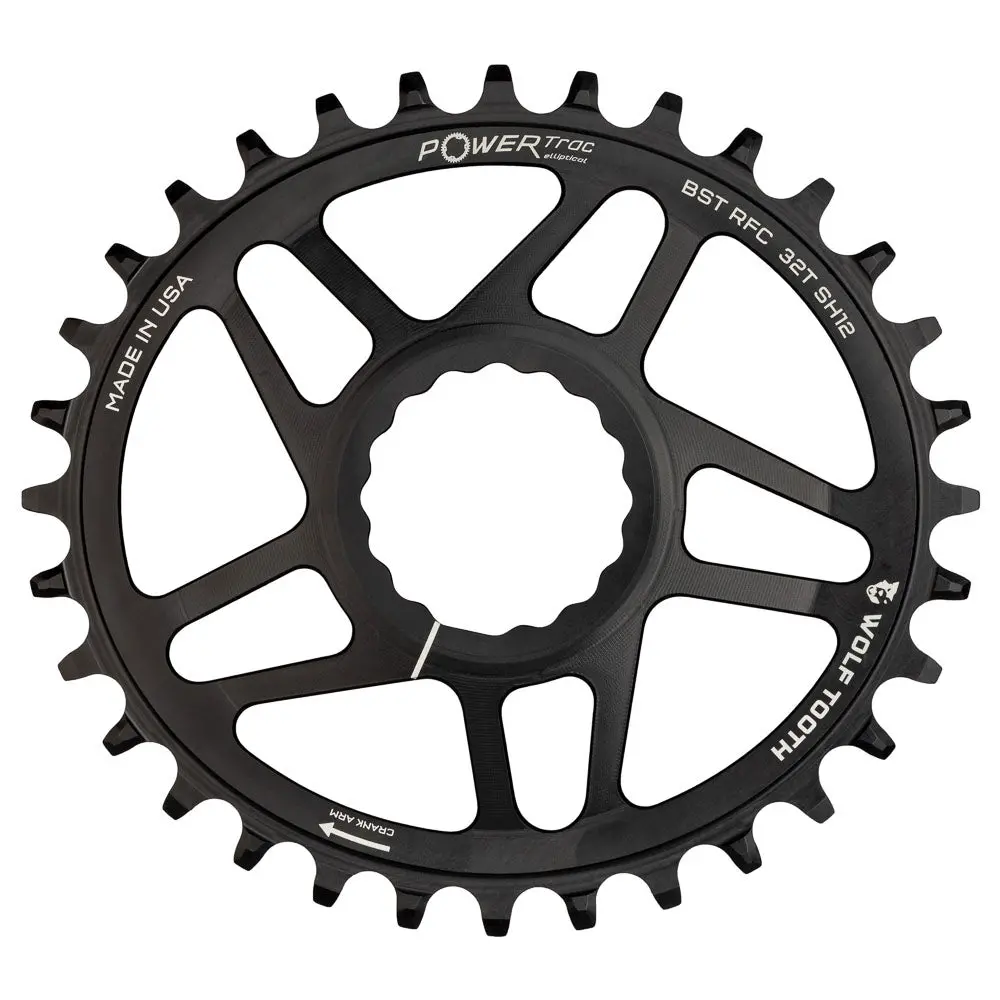 Race Face Cinch Oval Drop-Stop Chainring - Boost (3Mm) Offset - Shimano Hg+ 1