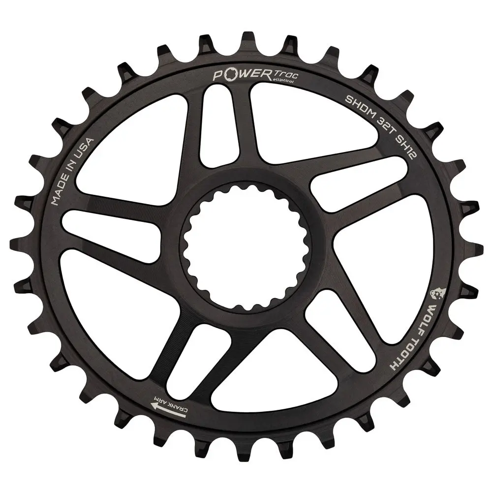Shimano Dm Oval Drop-Stop Chainring - Boost - Shimano Hg+ 1