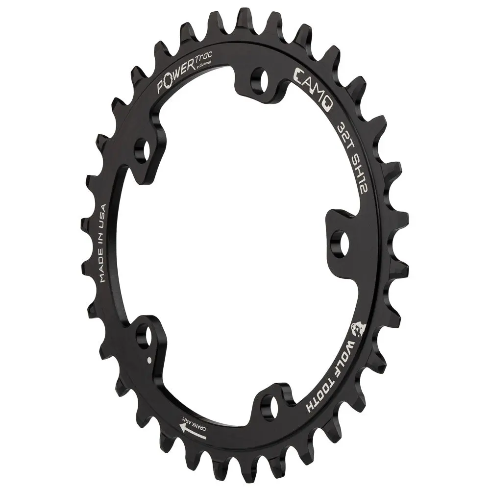 Camo Oval Drop-Stop Chainring 2