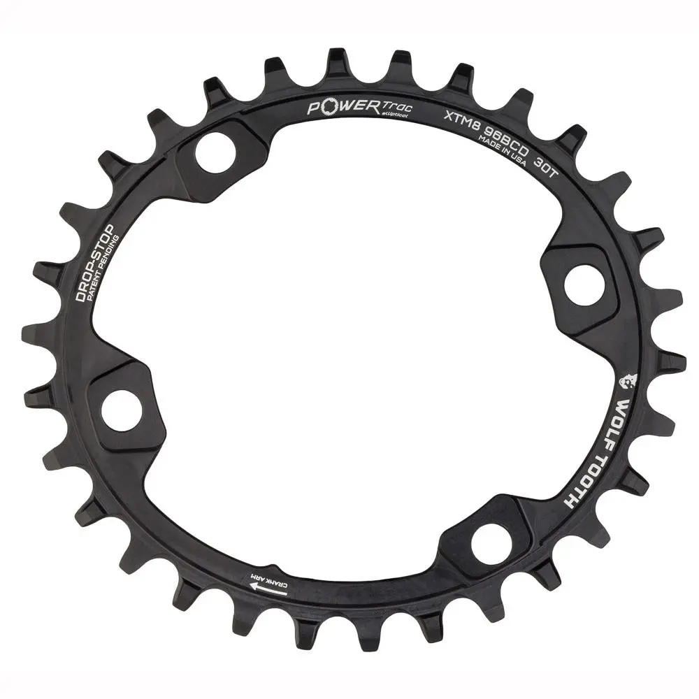 96 Bcd Xt M8000 Oval Drop-Stop Chainring 1