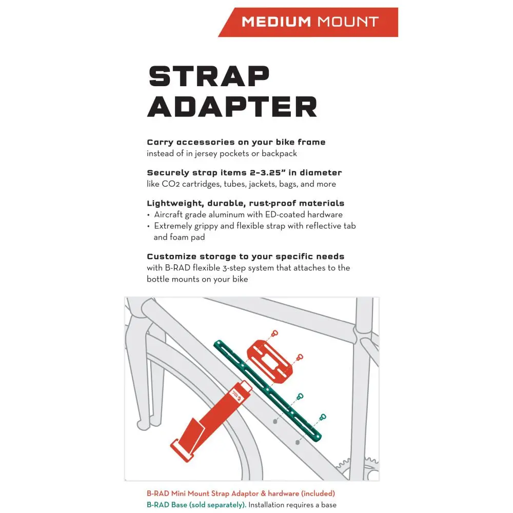 B-Rad Medium Strap And Accessory Mount 2