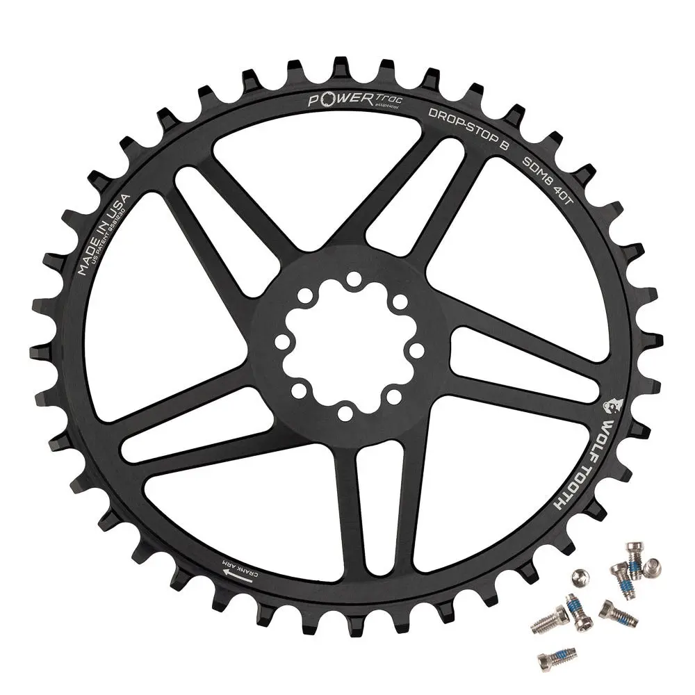 Sram 8-Bolt Dm Road/Gravel Oval Drop-Stop Chainring 1