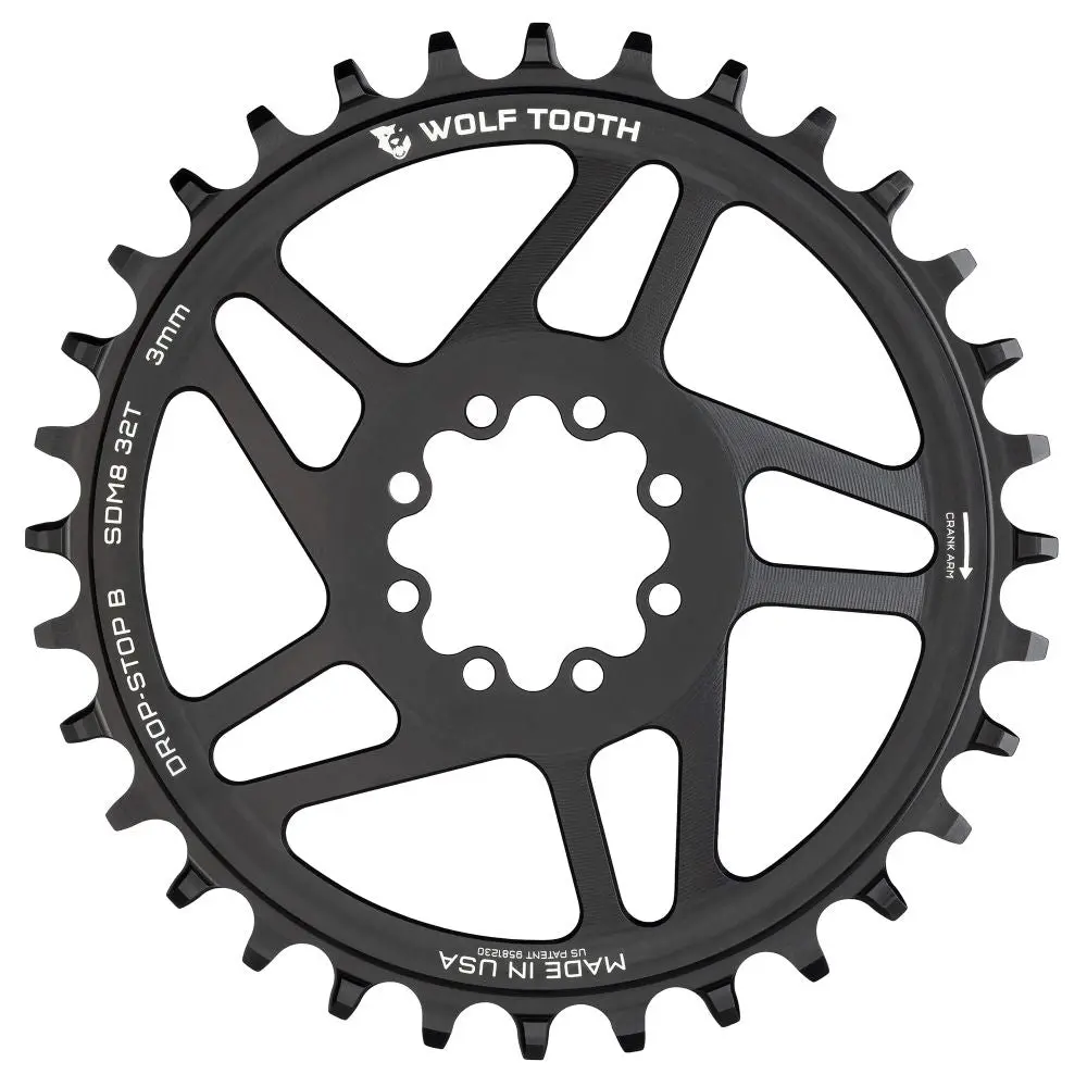 Sram Dm Mtb 8-Bolt Drop-Stop B Chainring - 3Mm Offset 1