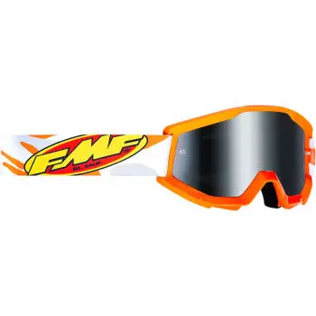 Youth Powercore Goggles - Assault - Gray - Silver Mirror 1