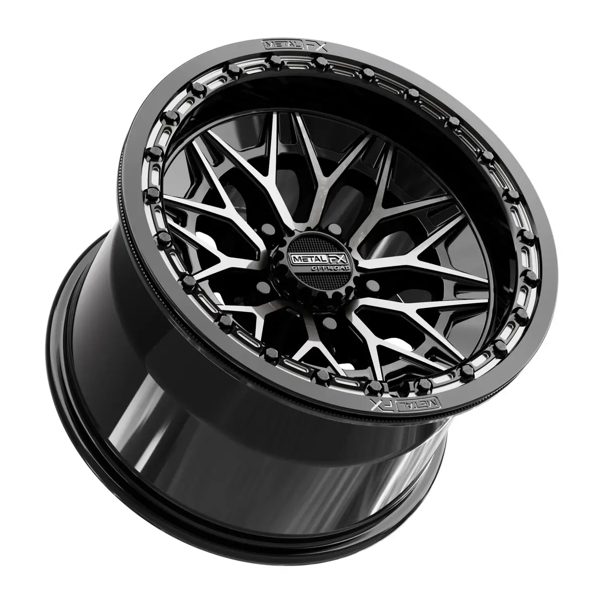 Alpha R Beadlock | Gloss Black Ddt Face | 15X10 | +0Mm/5+5 | 5X4.5 | 78771 1