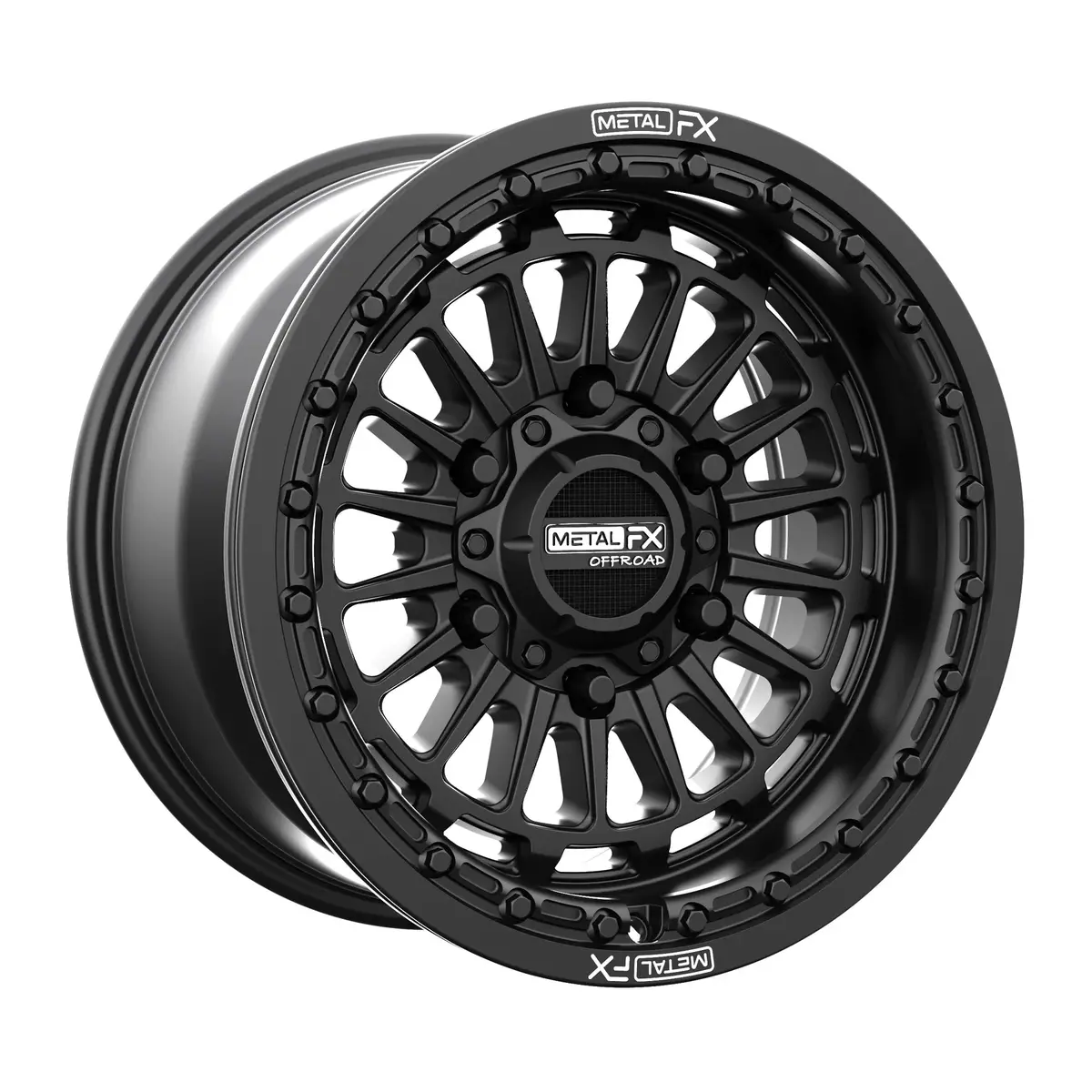Delta 6R Beadlock | Satin Black | 15X10 | +38Mm/6.5+3.5 | 6X5.5 | 78341 1