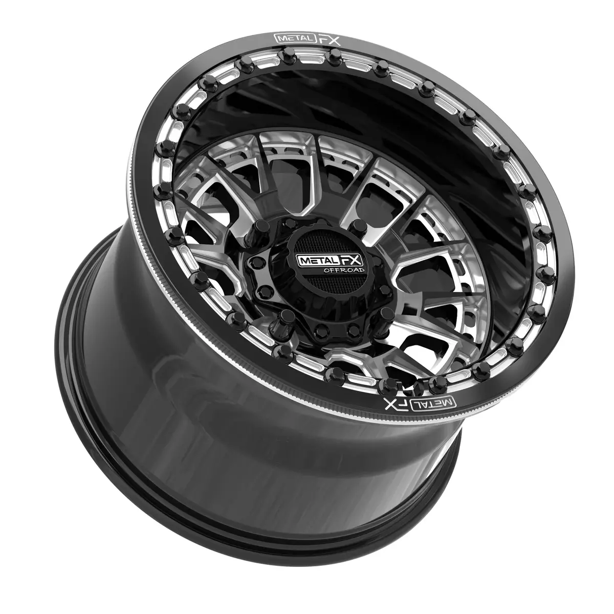 Slayer Beadlock | Gloss Black Contrast Cut | 15X10 +0Mm/5+5 | 4X156 | 78647 1