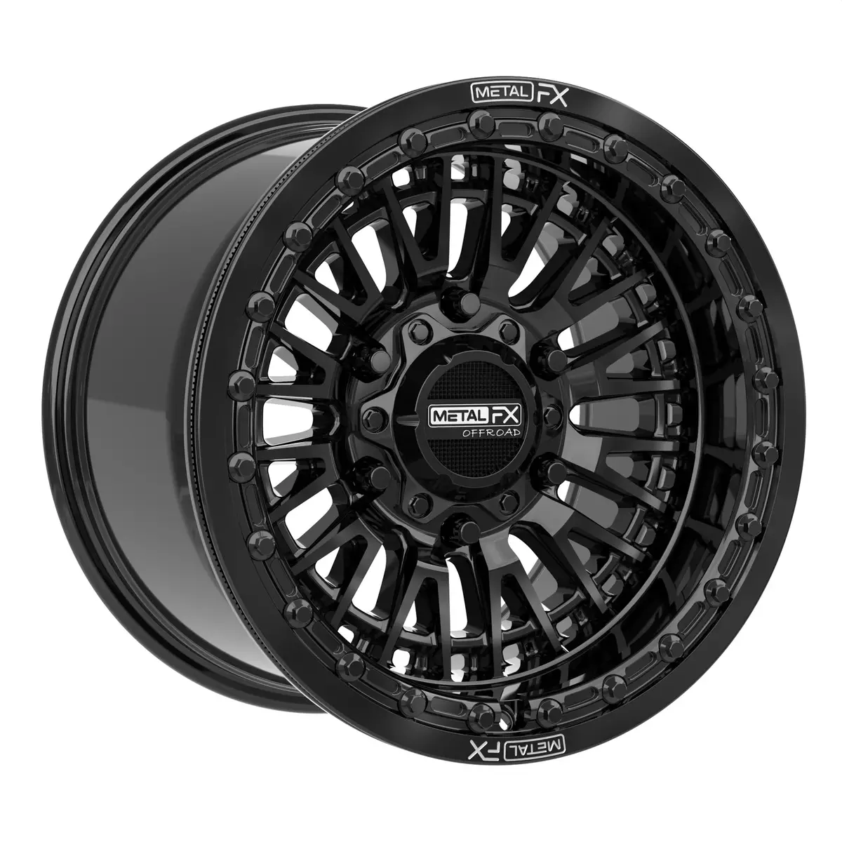 Slayer 6R Beadlock | Gloss Black | 15X10 | +25Mm/6+4 | 6X5.5 | 78690 1