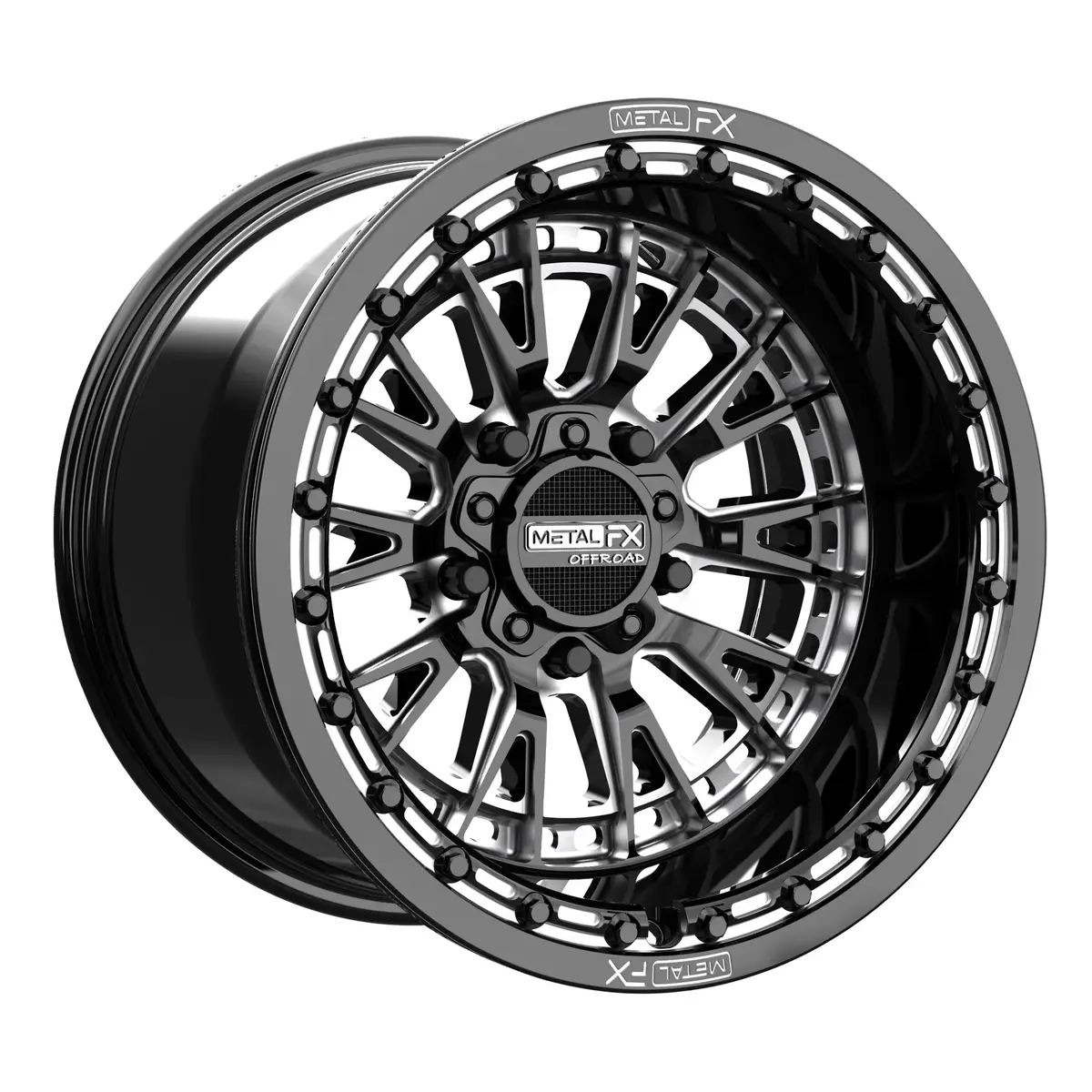 Slayer R Beadlock | Gloss Black Contrast Cut | 15X10 +0Mm/5+5 |  5X4.5 | 78671 1