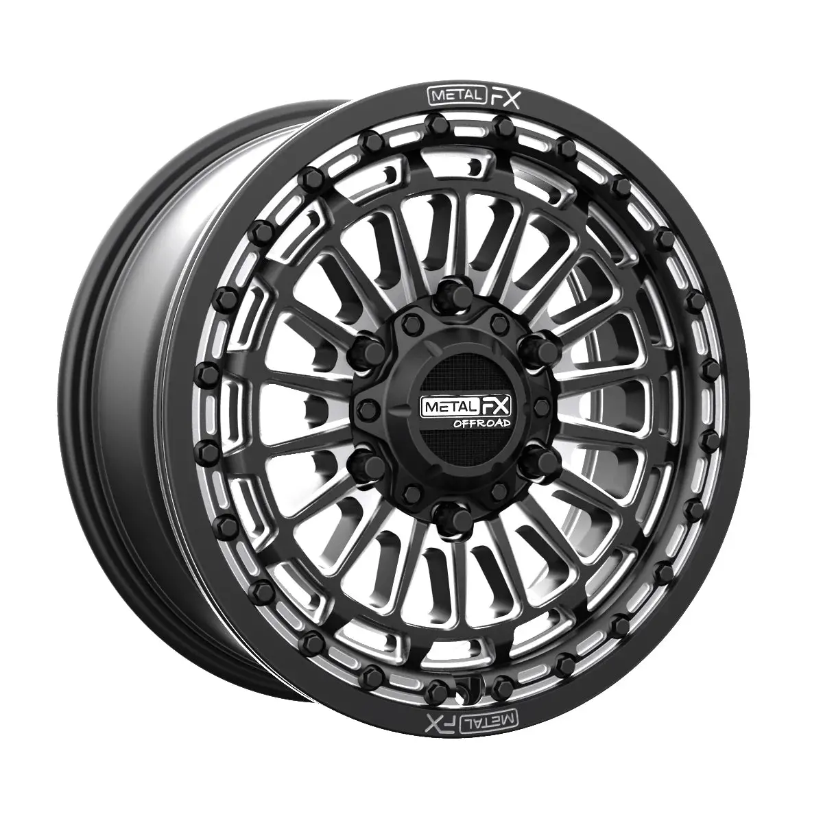 Delta 6R Beadlock | Satin Black Contrast Cut | 15X7 | +38Mm/5+2 | 6X5.5 | 78342 1