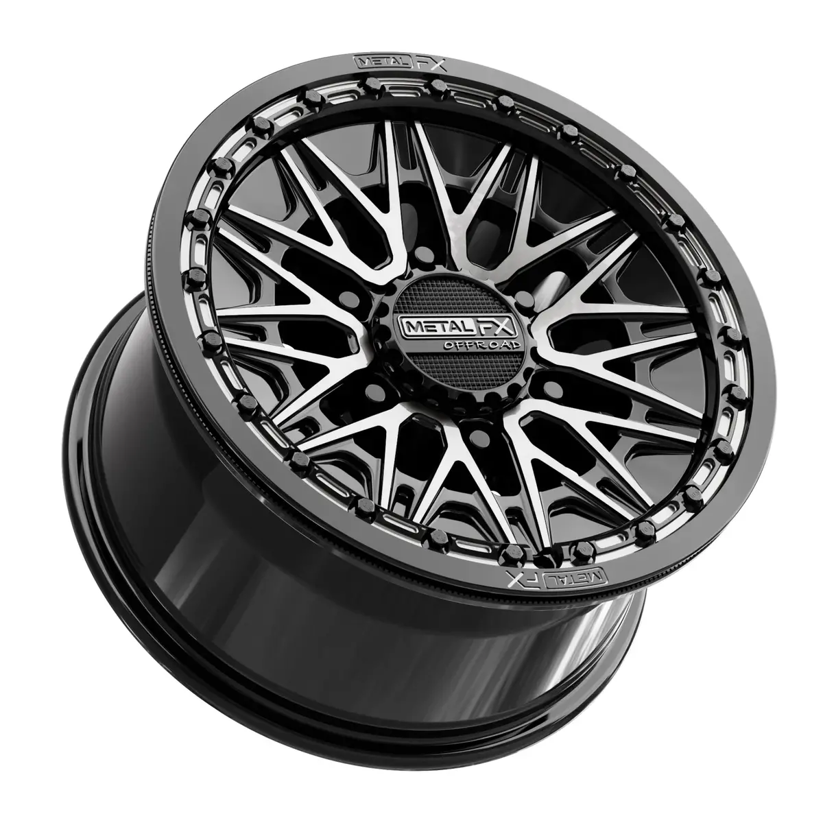 Alpha 6R Beadlock | Gloss Black Ddt Face | 15X8 | +25Mm/5+3 | 6X5.5 | 78781 1