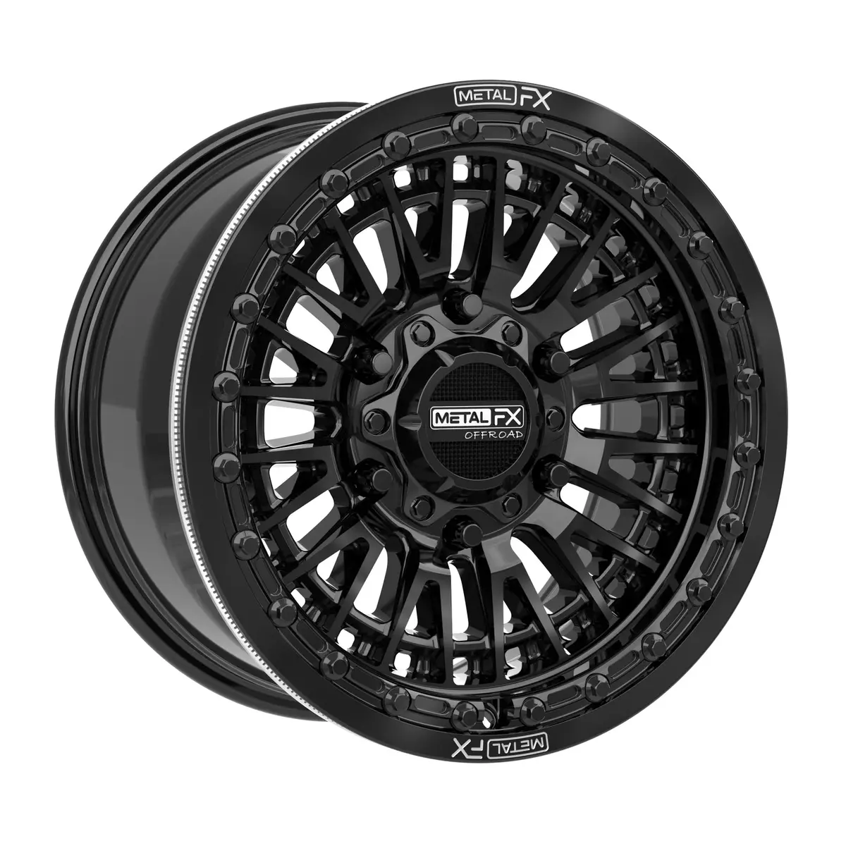 Slayer 6R Beadlock | Gloss Black | 15X8 | +25Mm/5+3 | 6X5.5 | 78680 1