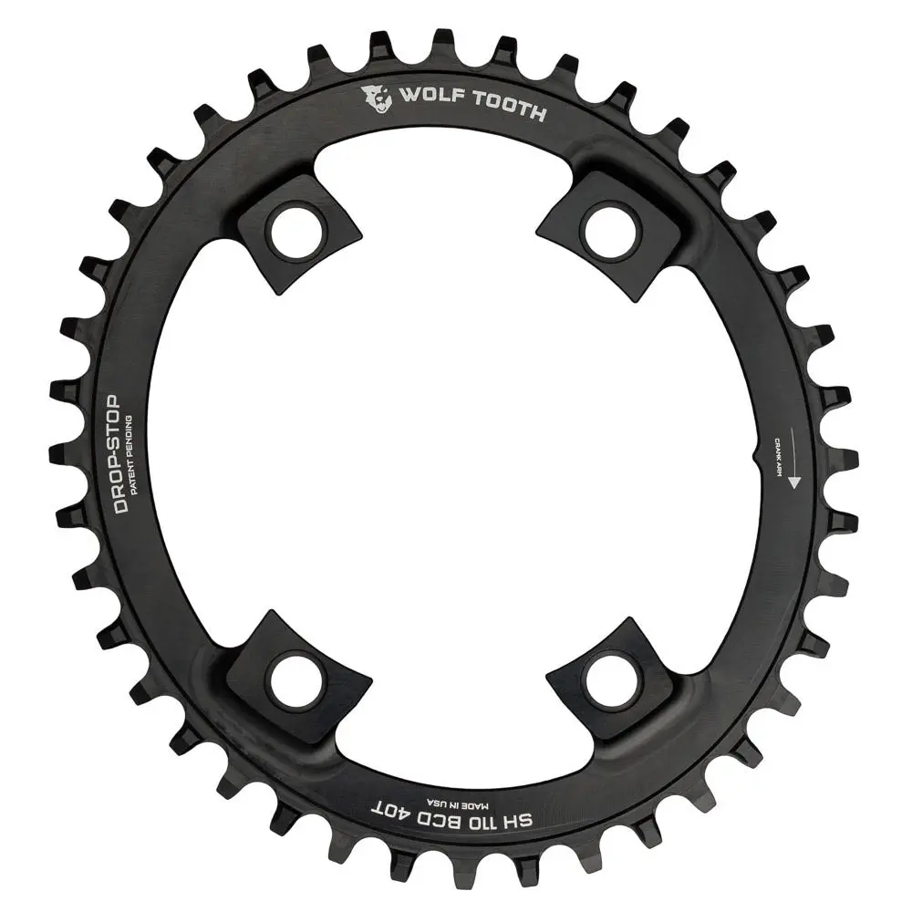 Shimano Road 1X Oval Drop-Stop B Chainring - 110 X 4 Bcd 1