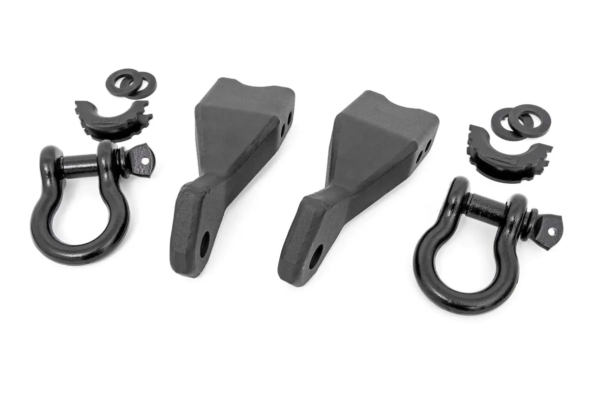Tow Hook Brackets | D-Ring Combo | Chevy Silverado 1500 2Wd/4Wd (2019-2025 & Classic) 1