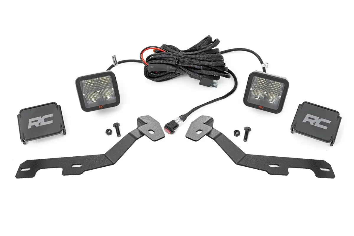 Led Light Kit | Ditch Mount | 2" Spectrum Pair | Spot | Ram 1500 (19-25) 1
