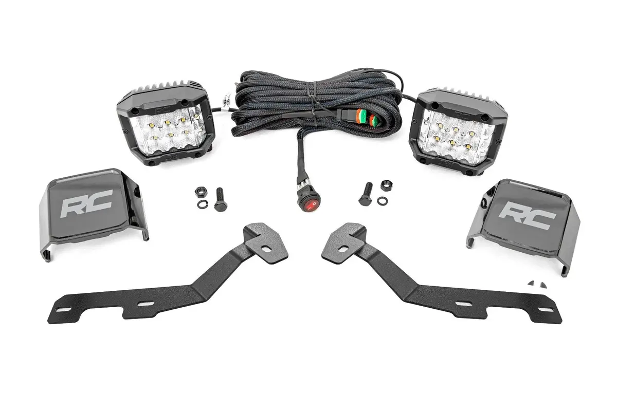 Led Light Kit | Ditch Mount |  3" Osram | Wide | Ram 1500 2Wd/4Wd (2019-2025) 1