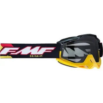 Powerbomb Goggles - Speedway - Black/Yellow/Red/White - Clear 1