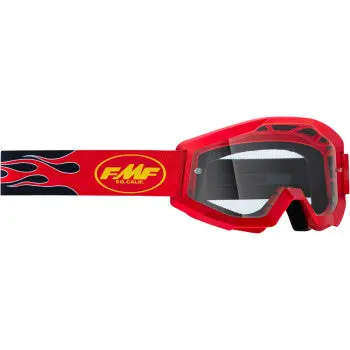 Powercore Goggles - Flame - Red - Clear 1