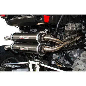 Stage 5 Dual Exhaust - Black 1