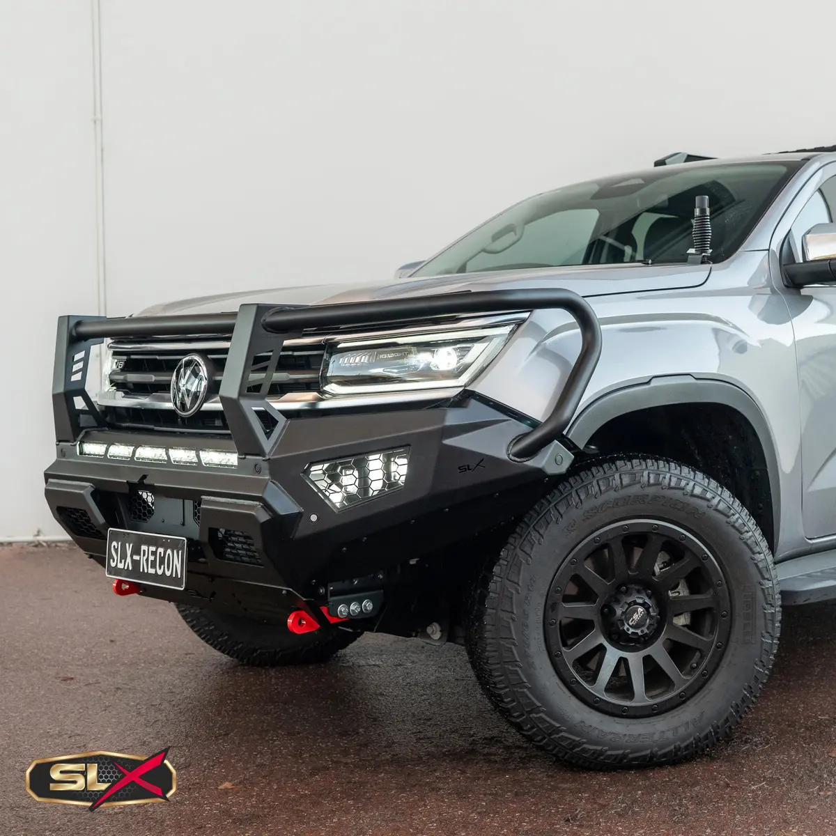 Slx Recon Bull Bar, Suitable For Volkswagen Amarok, Nf 2023 On Slx Recon Bull Bar Triple Loop 1