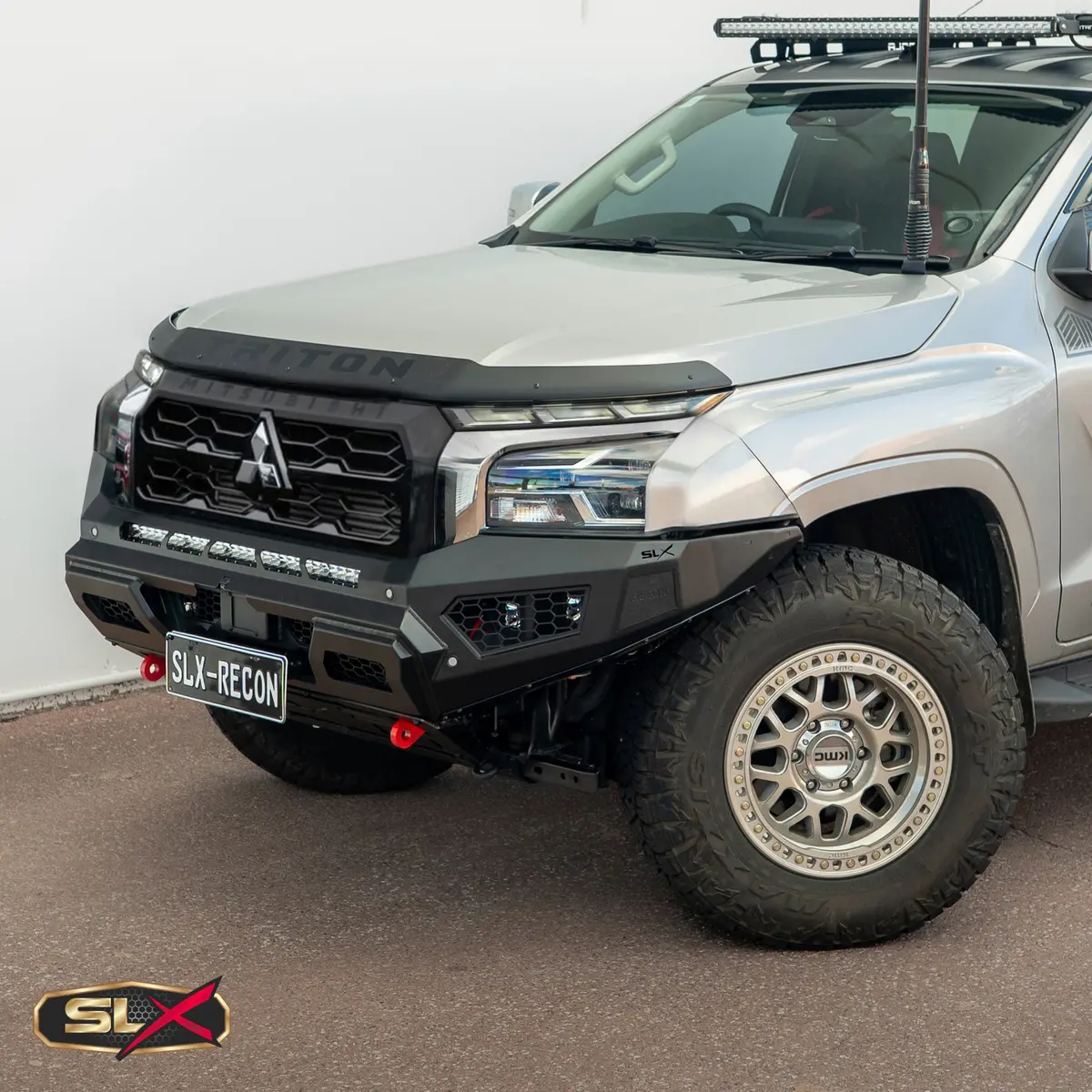 Slx Recon No Loop Bullbar, Suitable For Mitsubishi Triton Mv 2024 + Slx Recon Triton Mv Bull Bar 1