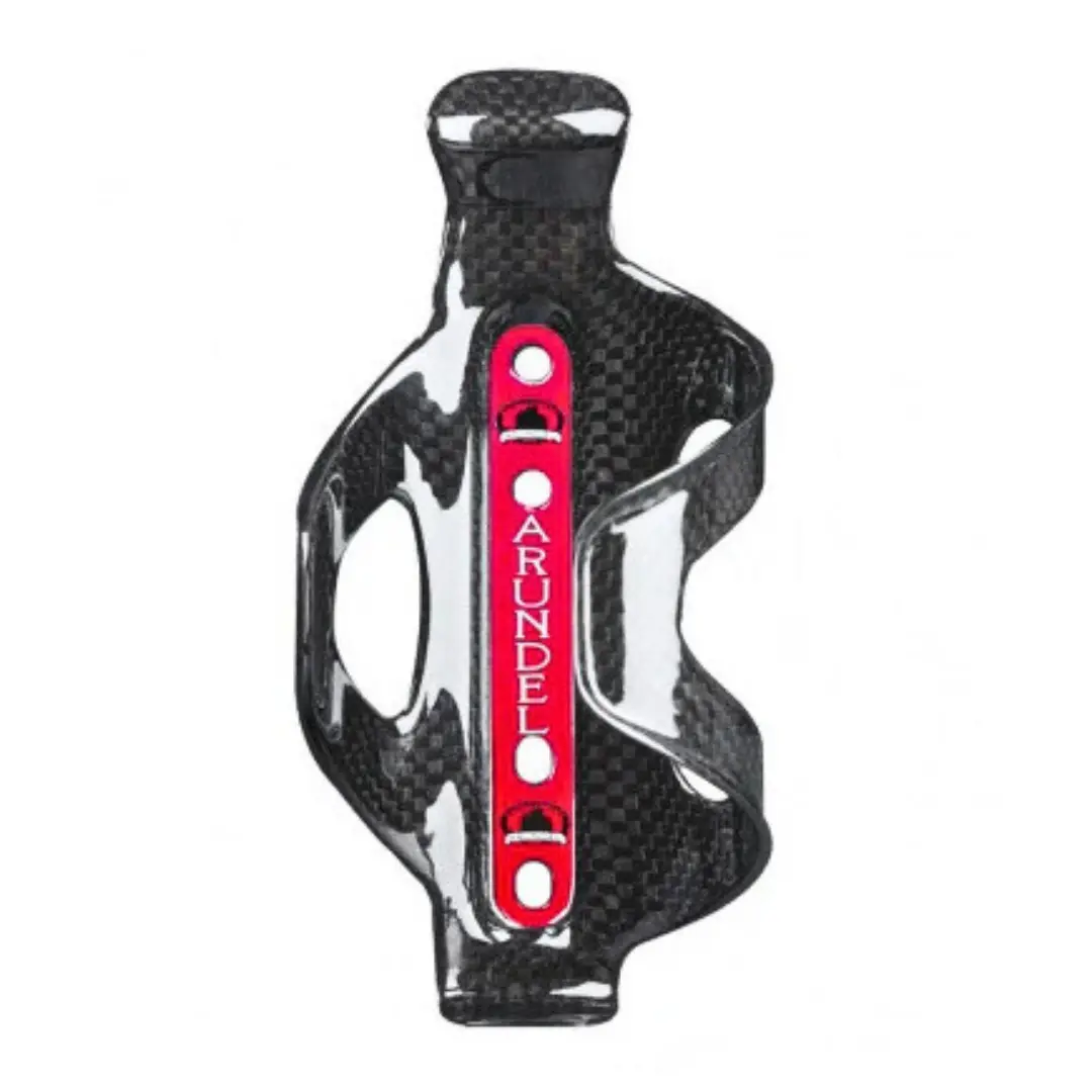 Arundel Left Sideloader Red Carbon Bottle Cage 1