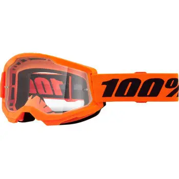 Strata 2 Goggles - Neon Orange - Clear 1