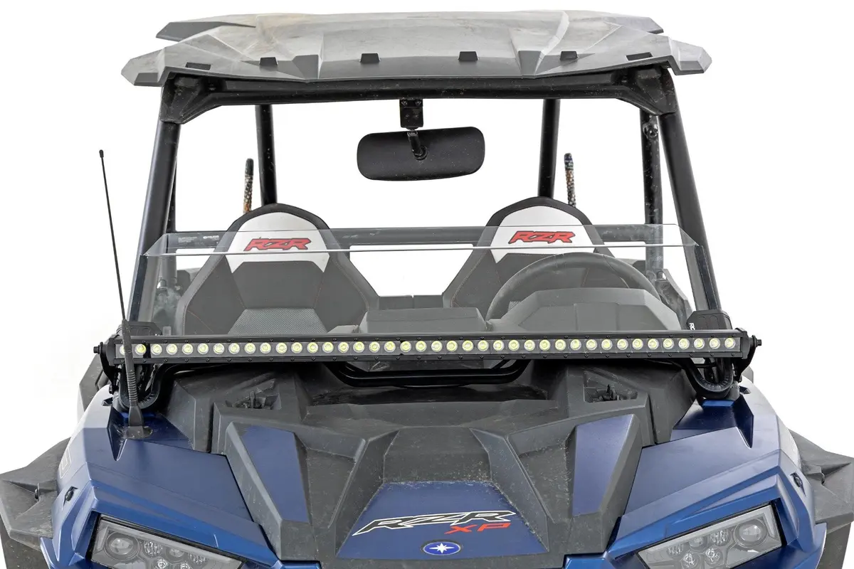 Led Light Kit | Front Mount | 40" Black Single Row | Polaris Rzr Xp 1000 1