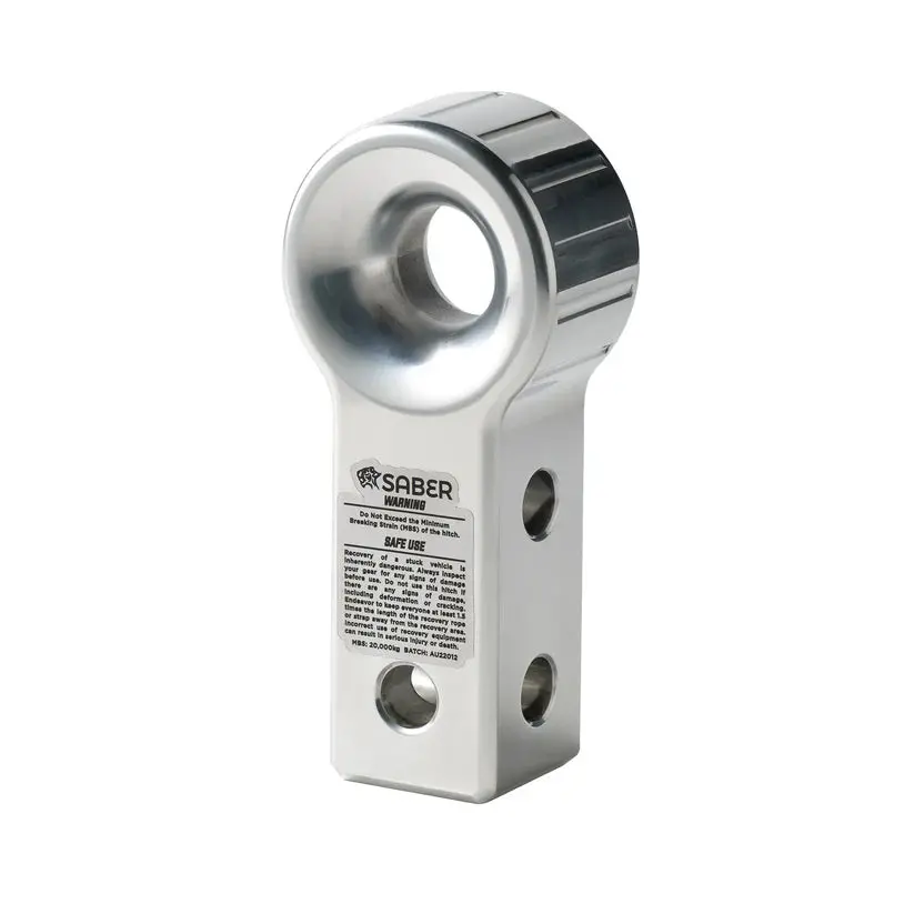 Saber Aluminium Recovery Hitch - Polished Alloy 1