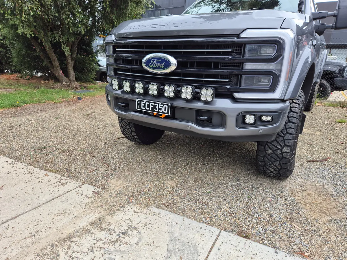Hidden Winch Mount To Suit Ford F250 / F350 / F450 / F550 - 2024 Onwards 1