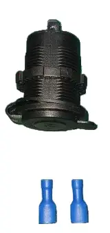 12V Panel-Mount Cigarette Socket 2