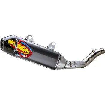 Factory 4.1 Rct Slip-On Muffler With Carbon Cap - Aluminum - Kx 250 1