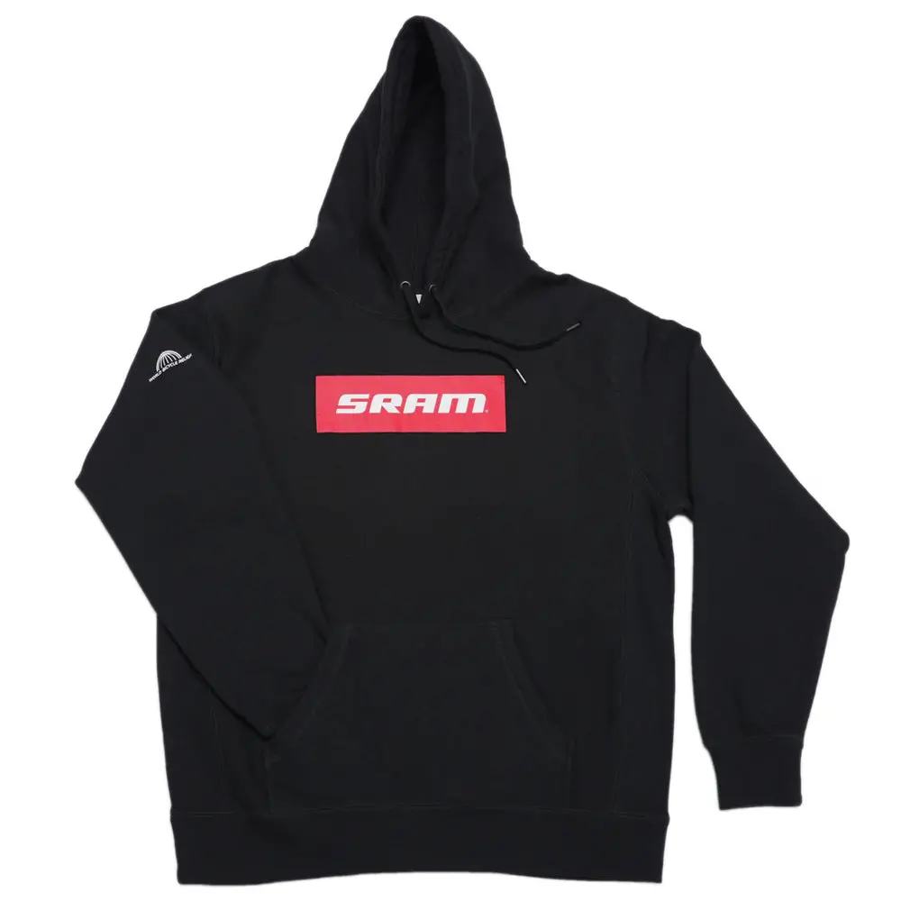 Sram Red & White Box Logo Hooded Jersey 1
