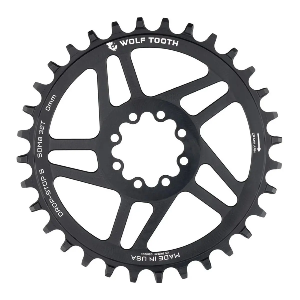 Sram Dm Mtb 8-Bolt Drop-Stop B Chainring - 0Mm Offset 1