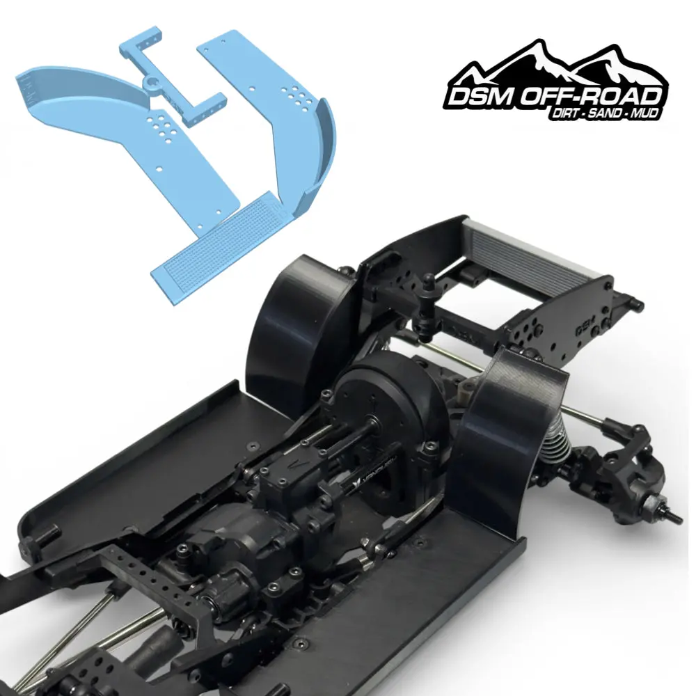 Inner Fenders For Pro-Line® Comp Wagon (Fits Vanquish® Vrd & Stance) (Stl File) 1