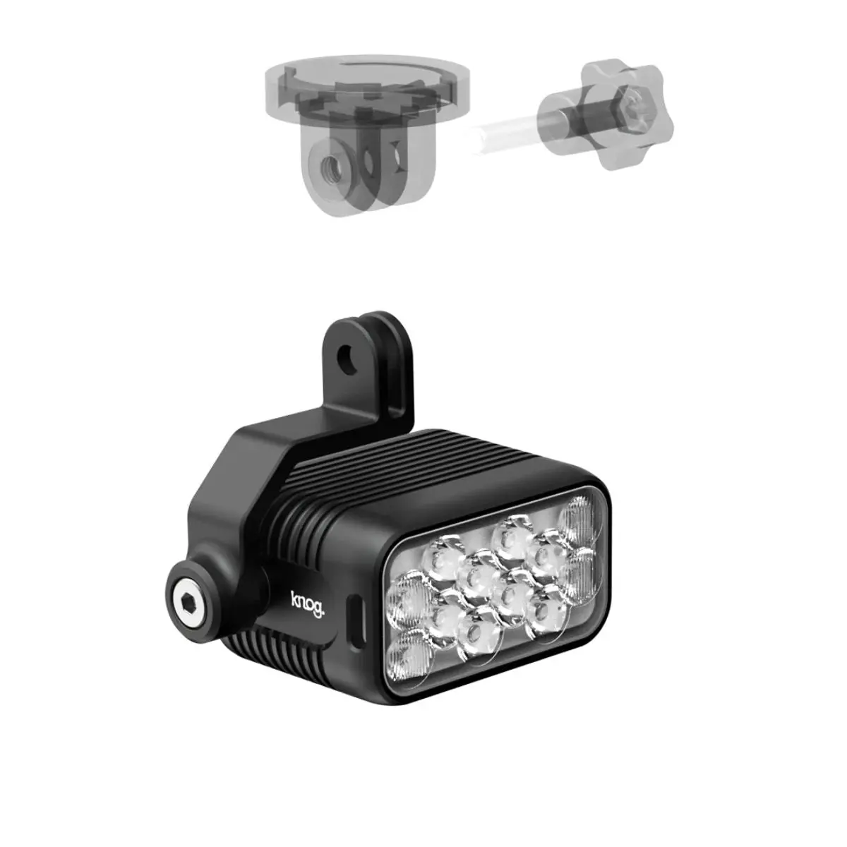 Knog Blinder E / Blinder X Small Gopro Bike Mount 1