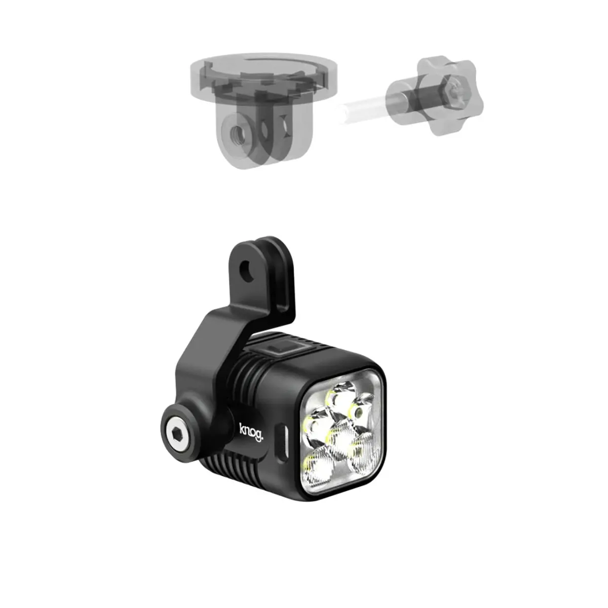 Knog Blinder E / Blinder X Small Gopro Bike Mount 2